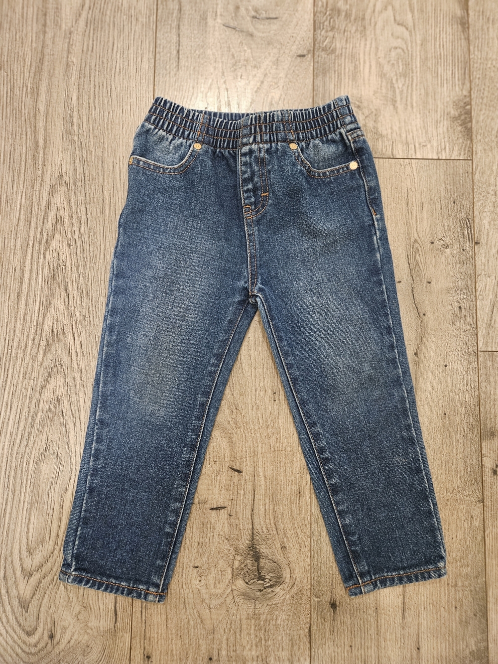 Scotch & Soda Blue Elastic Waist Denim Jeans 2T